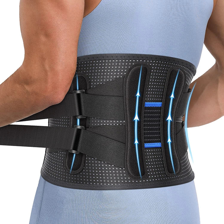 Lumbar Back Braces Technology Lower Pain Relief Support WaistBrace Adjustable Working Waist Back Brace Lumbar Support Belt MegaBDM