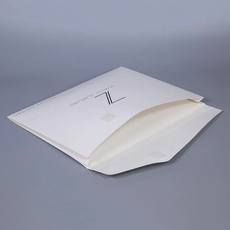 Custom Envelopes 350gsm  Paper White Envelope Packaging Printed Text for Apparel