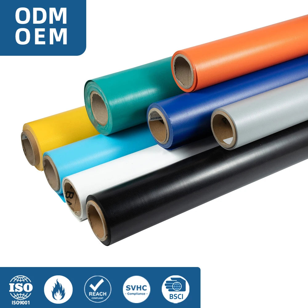Hot Sell Waterproof PVC Tarpaulin Fabric Roll for Sunshade