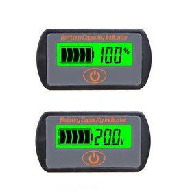 Adjustable 2S 3S 4S 5S 7S Lithium Battery Capacity Indicator LY7 12V 24V Lead acid Li-ion Lead-acid ebike Voltmeter Tester LCD