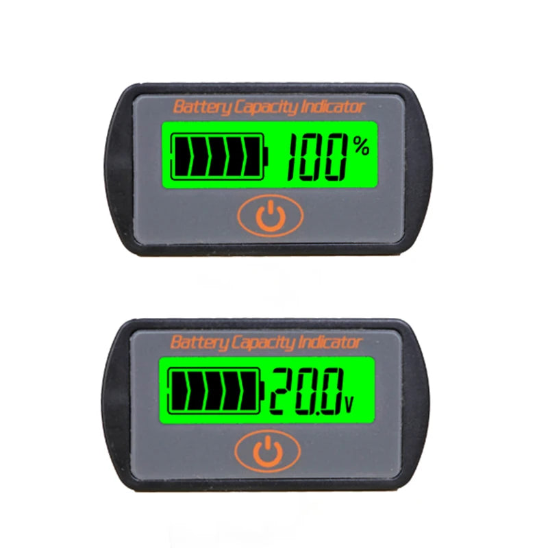 Adjustable 2S 3S 4S 5S 7S Lithium Battery Capacity Indicator LY7 12V 24V Lead acid Li-ion Lead-acid ebike Voltmeter Tester LCD