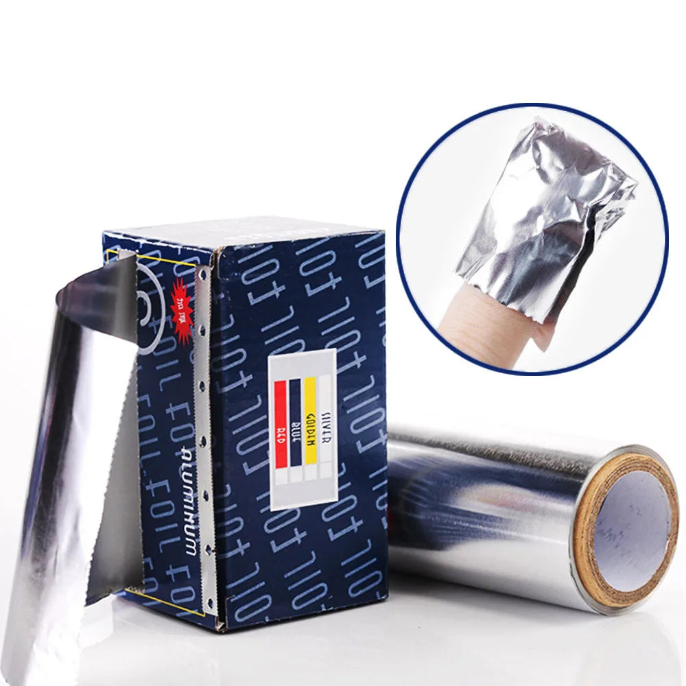 OEM/ODM Lint-Free Finger Nail Wipes Gel Nail Polish Remover Foil Roll Nail Supplies