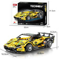 1152 PCS DIY Custom Plastic Sports Racing Car Building Blocks Sets for Kids Assembled Bricks Education Learning Toys