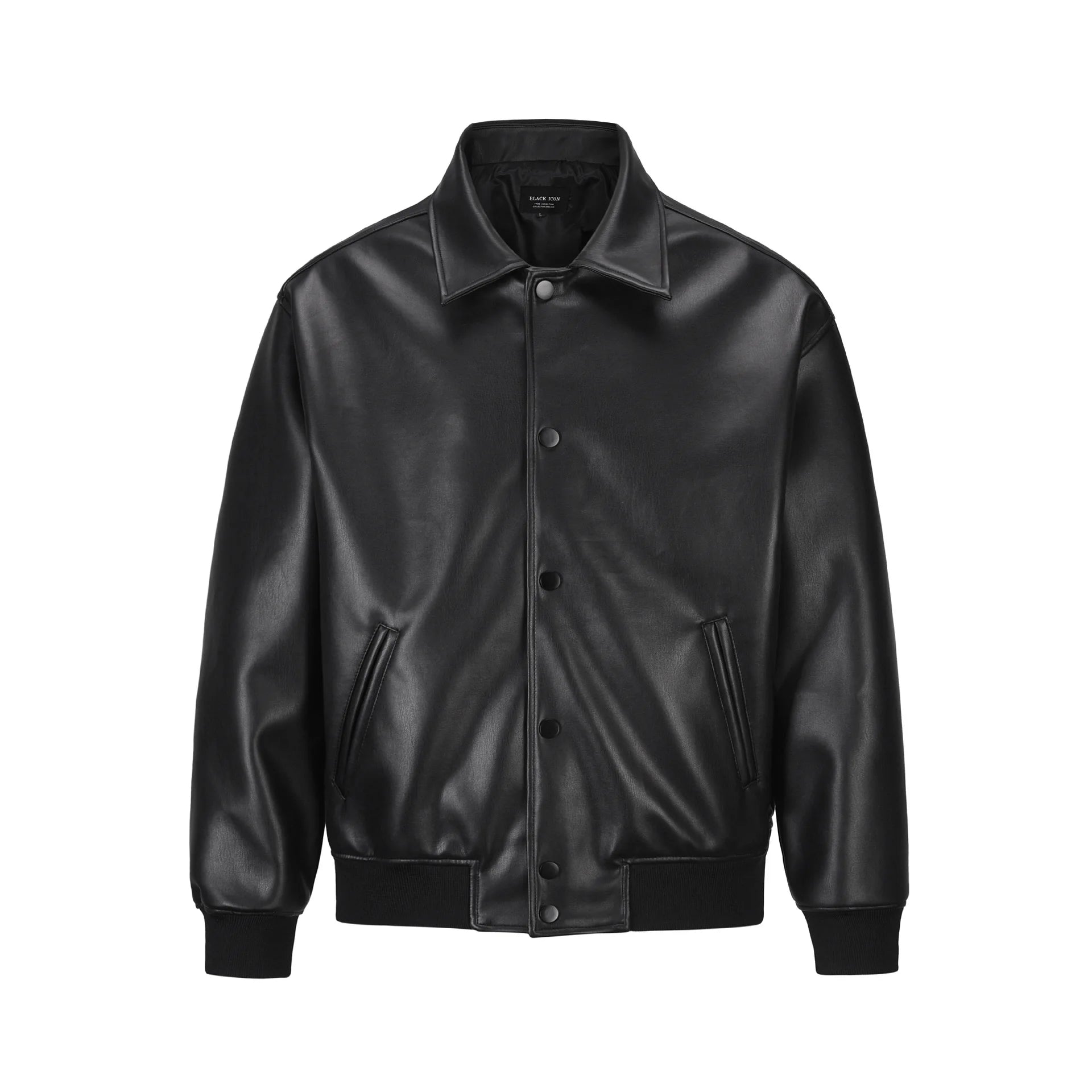 High Quality PU Leather Men's Motorcycle Bomber Jacket Vintage Street Custom Logo Winter OEM Service Casual Breathable Windproof
