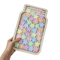 Wood Star Dinosaur Reward Jar for Kids Responsibility Management Classroom Tools Behavior Positive Reward Chart Durable