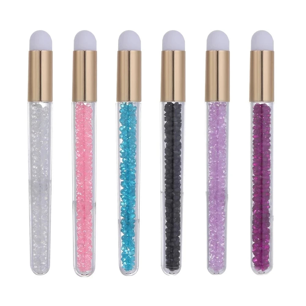 Crystal Eyelash Cleaning Brush Nose Brushes Blackhead Clean Lash Mousse Brushes Lashes Cleanser Eyelashes Extensions Tools