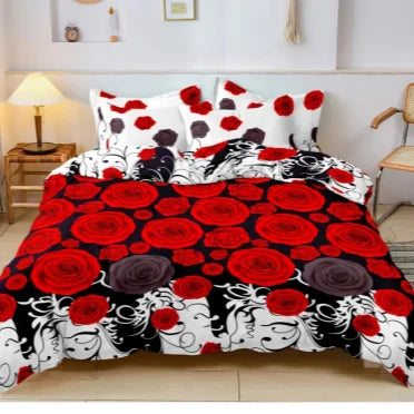 Fabric Wholesale Cheap Price 235CM 125GSM 100% Polyester Fabric Brushed Soft Microfiber Bedsheet Fabric Floral Style