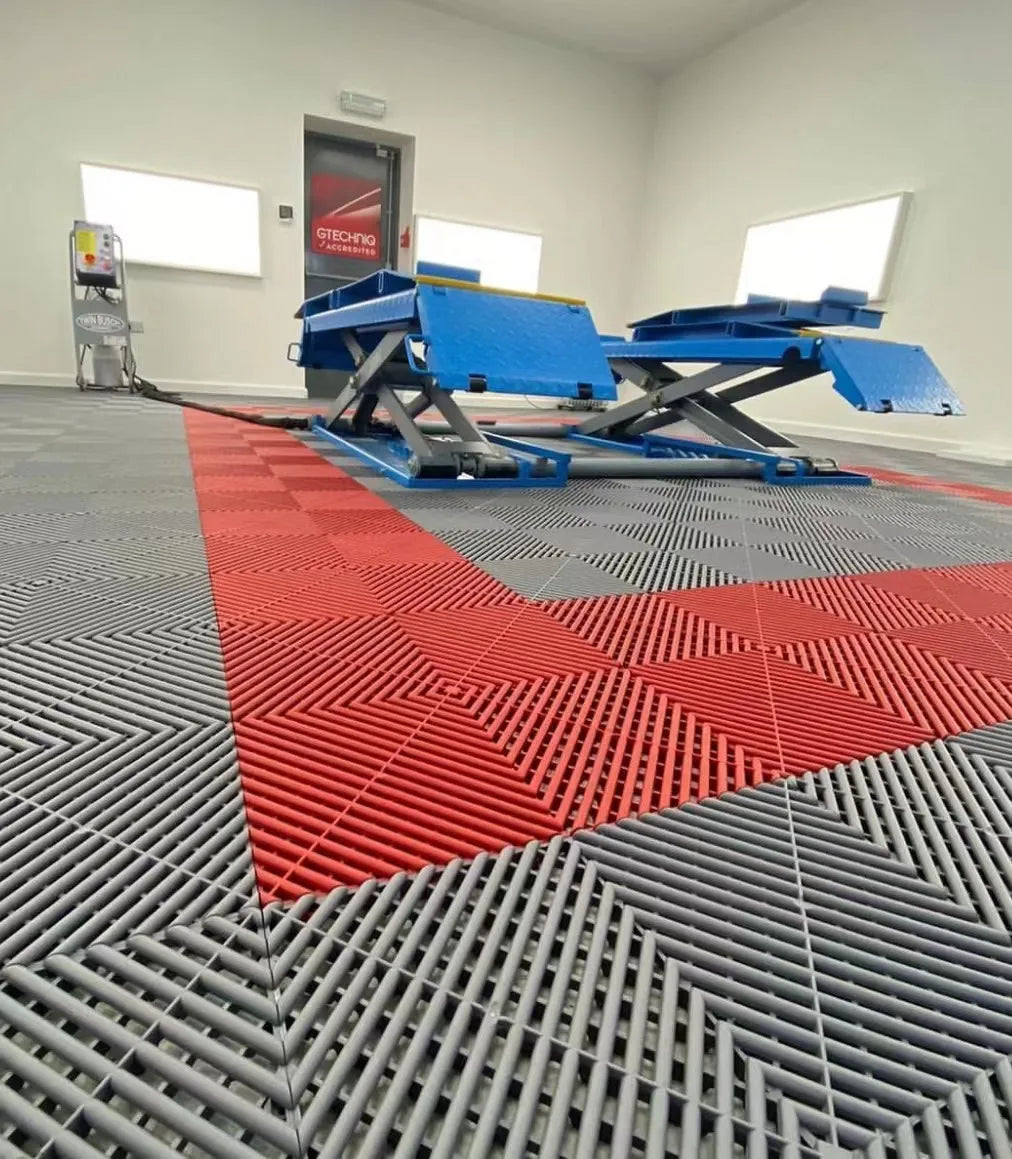 Car Wash Drain Garage Floor Tile for Garage Piso Modular Plastico
