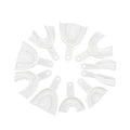 Dental Mouth Guard Plastic Dental Disposable Plastic Impression Tray 10PCS