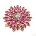 Fucun Jewelry Elegant Brooches Muslim Islamic Women Hijab Pins Scarf Brooches Made With Crystal