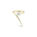 LOZRUNVE Jewelry Factory Wholesale Fashion Girls Women Solitaire 925 Silver Open Wrap Ring