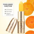 Moisturizing Lip Balm Tubes with Gold Lacquer Lipbalm Container Warm Change Anti-dryness and Peeling Lip Blam