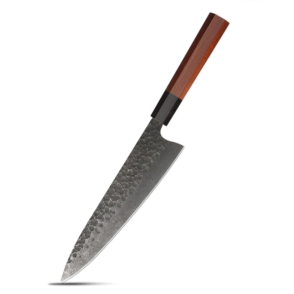 8inch Carbon Steel Hand Forged Chefs Knife