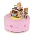 Solid Wood Carousel Music Box