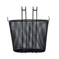 Steel Bike Handlebar Front Basket Removable Bicycle Rack with Cover Hanging Basket for Front Wheel Accessory