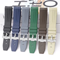 Escalated 16 Colors Curved End Rubber Watch Bands 20mm Waterproof TPU Silicone Rubber Watch Strap for RLX GMT Wristbands