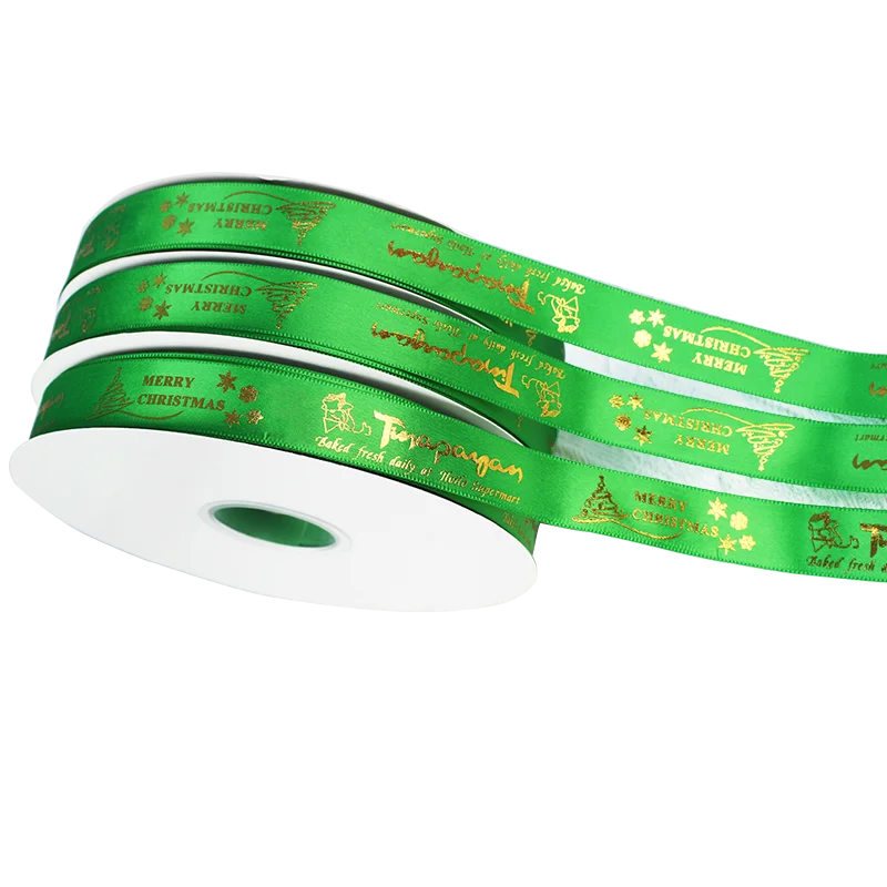 Wired 100% Polyester Satin Ribbon for Gift Wrap Customizable Logo Graduation Use High Tenacity Color Fastness Factory Wholesale