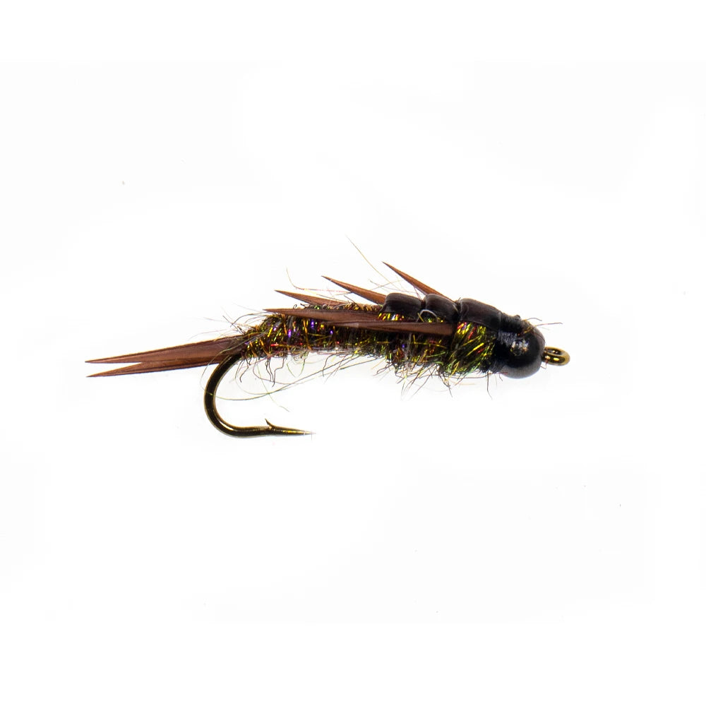 Trout Fishing Lures Baits Fast Sinking Lifelike Wet Jig Head Tungsten Bead Stonefly Nymph Copper Wire River Lake Stream