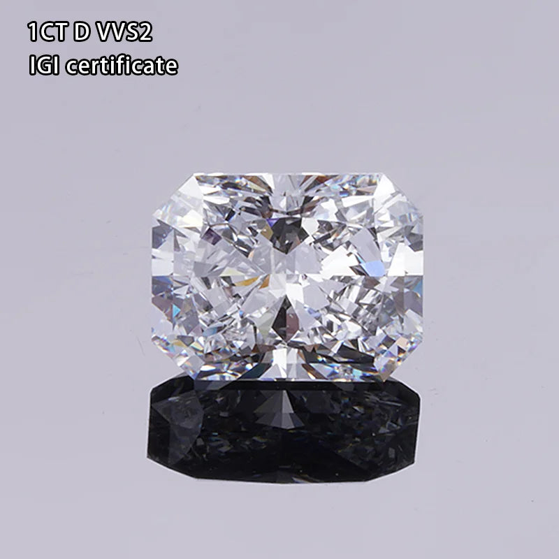 1CT Radiant Lab Grown Diamond IGI Certified Factory Directsale  DEF VS VVS Synthetic Cvd Hpht Diamond Discount Price Diamonds