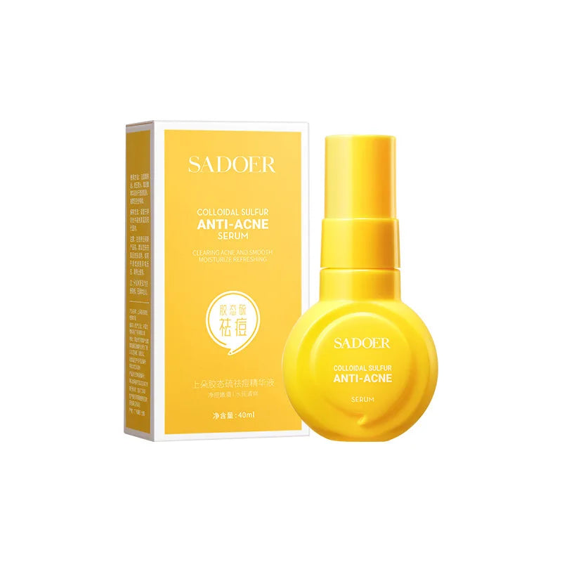 High Quality Fresh Tender and Smooth Oil Control Original Liquid Non Greasy Colloidal Sulfur Acne Removing Serum