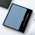 Trends Ideas Private Journal Register Spiral Leather Notebook + Pen Set Personalized Diary Logo Planner Business Gift