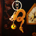 2024 New Creative 20 Styles Keychain Rhinestone Crystal Keychain Bell Dragon Keychain
