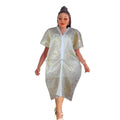 On Sale Set of 2 Short African Dress Styles Gilding Ghana African Dress Designs Mesh Gauze Cheap African Clothing