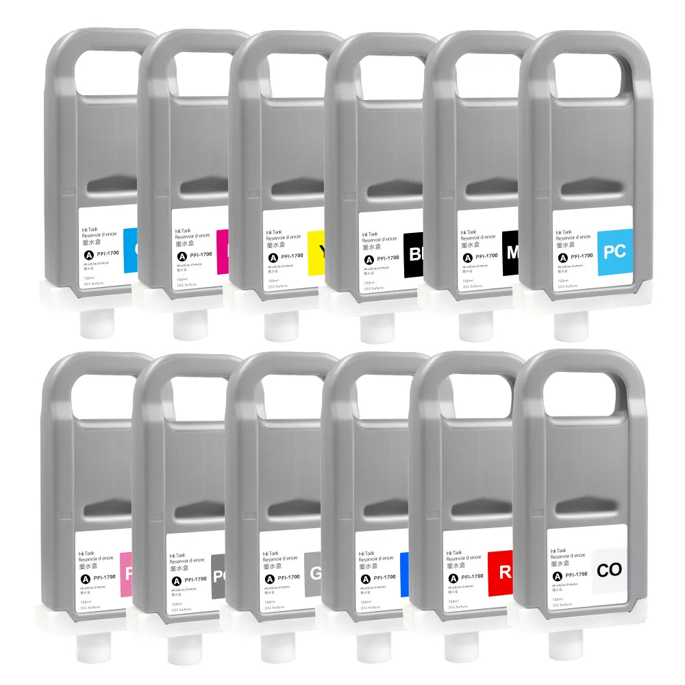 Rational 700ML for Canon PFI 1700 IPF1700 Compatible Ink Cartridge for Canon Pro 4000 4100 2100/4100/6100 2100 4100 6100 2000