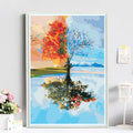 Paint by Numbers for Adults Children DIY HandPainted Oil Painting Landscape Picture Tree Paints Home Decoration Custom Photo