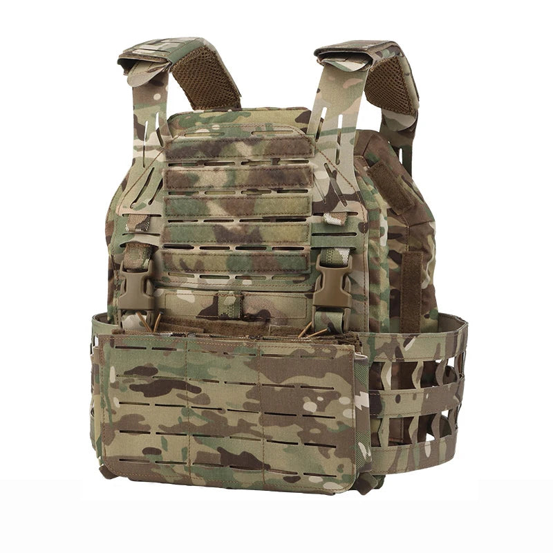 Shero Latest 1000D Nylon Tactical Vest Quick Release Plate Carrier with Loadout for Tactical Operations