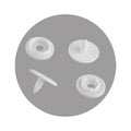 Cheap Hot Sale Custom Color 10mm 1010 Plastic Snap Button for Baby Clothes