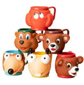 Wholesale Eco-friendly Animal Model 200ml 350ml Plastic Ice Cream Cups