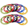 104BCD 32T/34T/36T/38T/40T/42T Single Disc Bicycle Chain Wheel Oval round Narrow Wide MTB Bike BMX Road Bicycles Compatible MegaBDM