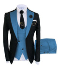 Factory Wholesale Foreign Trade Specially for Business Casual Suit Three Sets Groom Best Man Wedding Banquet Suit Men