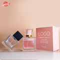 30ml 50ml 100ml Luxury Square Perfume Bottle With Optional Lid Customizable Logo and Carton Packaging