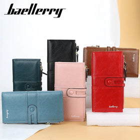 Wholesale Baellerry Large Women's Fashion Wallet Spring New Style Multi-Function Card Holder PU Material Light Weight Letter