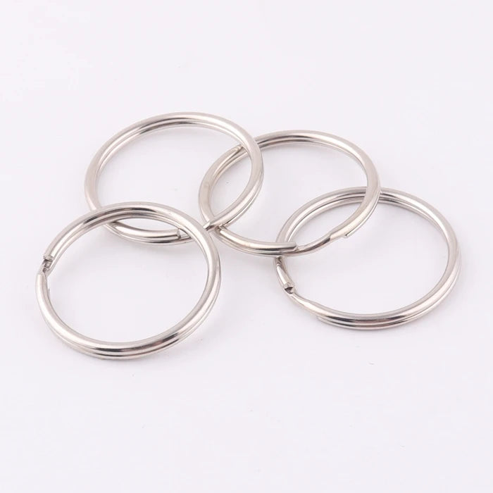 1.25 Inch 32mm Metal Round Split Key Ring for Key Chain