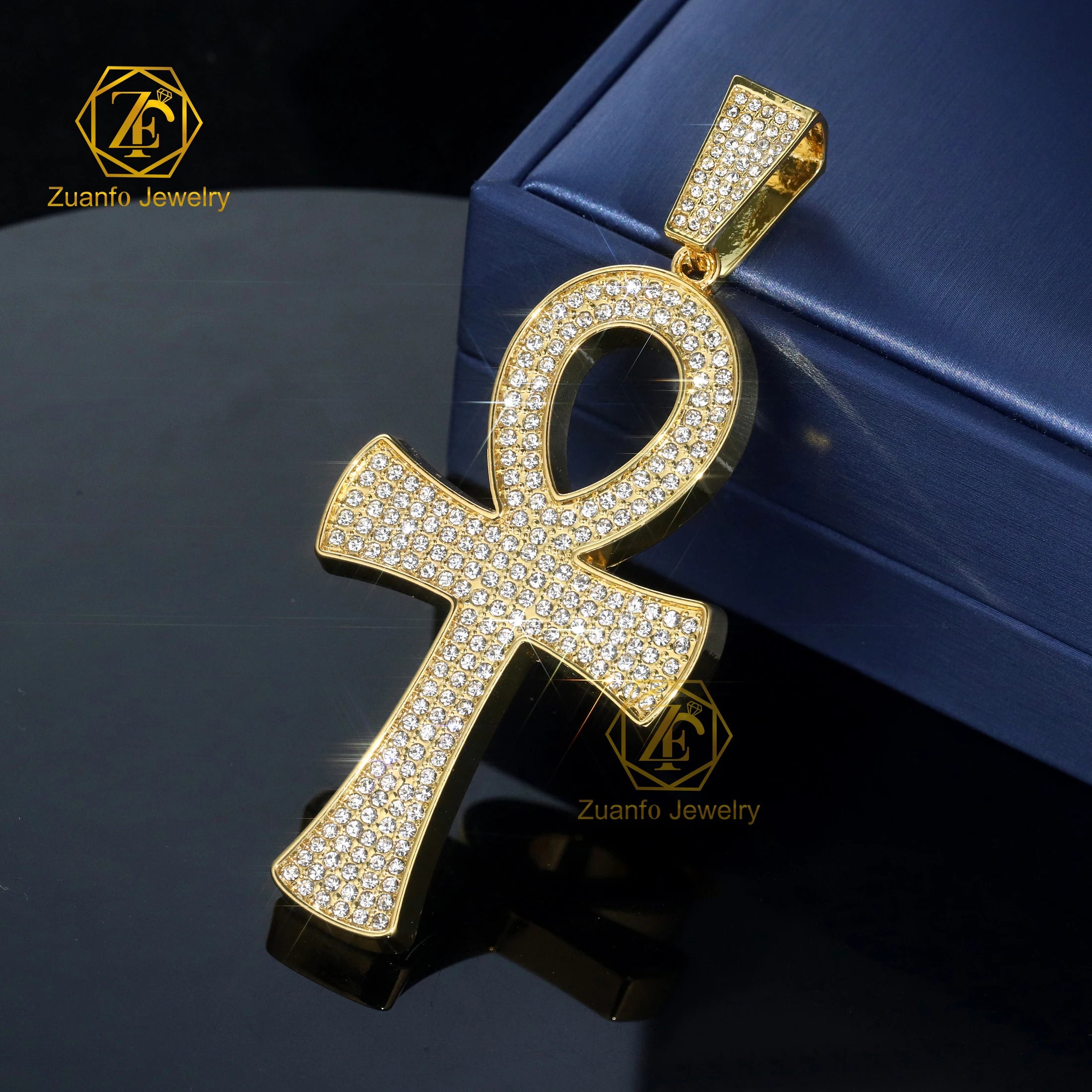 2026 Custom Lab Grown Diamond Pendant 925 Sterling Silver Rhodium Plated Cross Wedding Gold Main Necklace Children GRA Certified