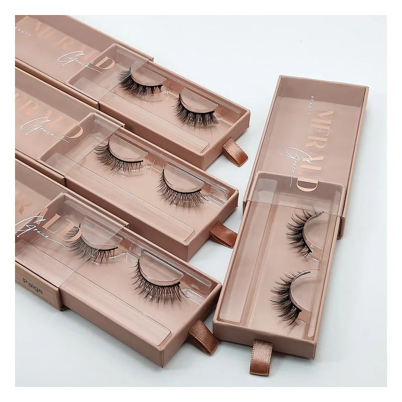 Beauty Products Lashes Wholesale Custom Packaging Box Full Strip Eyelashes False Lashes