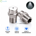 BSPT 1/8" Stainless Steel Solid Cone Spray Nozzle High Pressure for Cleaning Humidification & Dust Removal