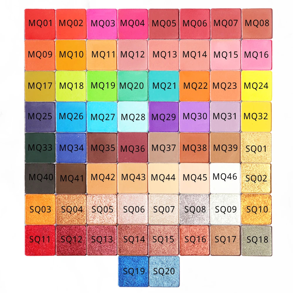 Private Label+OEM 2021 Hot Sale Square Single Eye Shadow Waterproof HighPigment Eyeshadow