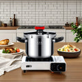 Large Capacity 4L Stainless Steel Pressure Cooker Quick Cooking Explosion-Proof Electric Applicable Gas Stove Kitchen Cooking
