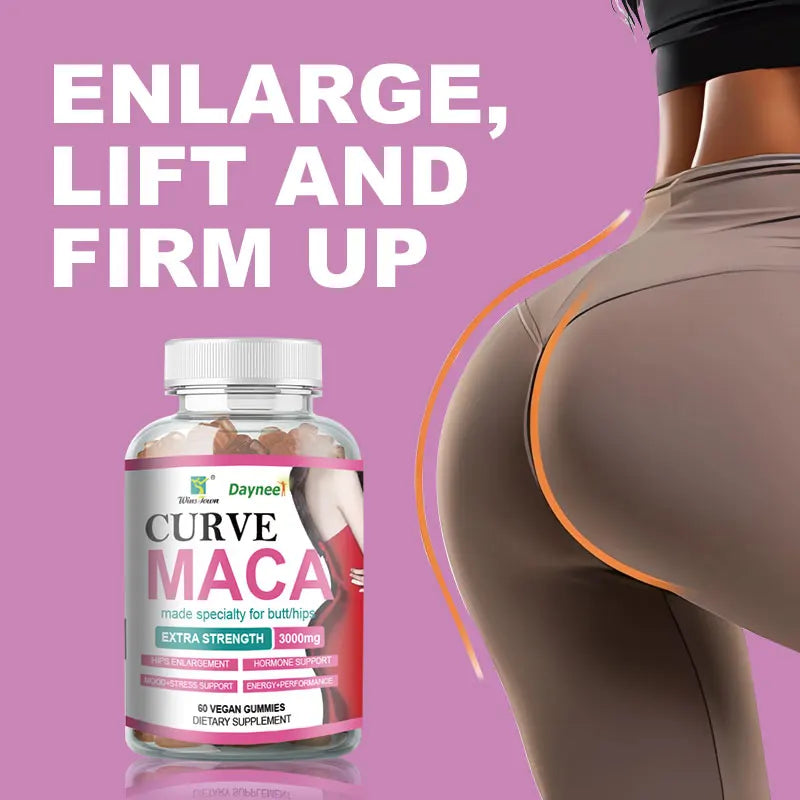 Top Selling Maca Gummies Big Butt Gummy for Buttock Booster Gummies and Hip Butt Enlargement