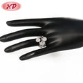 Accessories Ring Islamic Turkey Women New Arrived White Gold Plated Engagement Band Trendy Women Finger Ring