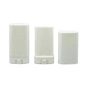 15G Transparent White PP Plastic Stick Container Empty Lipstick Tubes 15ml Bottom Filling Twist up Balm Deodorant Bottles