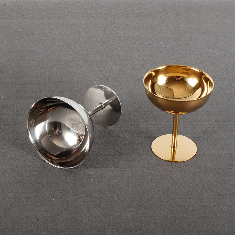 Bar Accessories Food Grade Stainless Steel Dessert Serving Bowl Ice Cream Cup