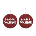 Fashion Round Geometric Wood Hollow Earrings Laser Cut Wooden Jewelry Women Men Statement Ornaments Mother's Gift Hook Earrings