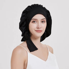 WD-A1250 16MM Custom Silk Hair Bonnet for Sleeping Daily Cap 58-60CM Head Circumference Four Seasons Use