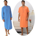 African Clothing Muslim Nightgown Arabian Pajamas Kaftan Nightshirt Abaya Robe Islamic Gown Sleep Shirt Nightwear Sleepwear