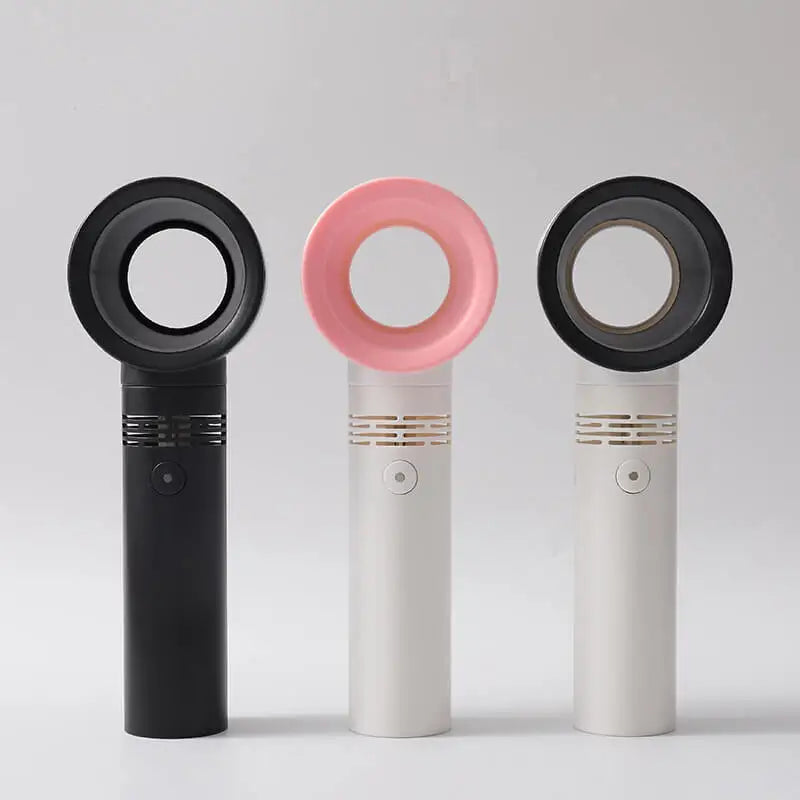 Multifunctional Handheld Mini Fan Eyelash Extension Fan Battery Capacity Bladeless Rechargeable Portable Handheld Fan